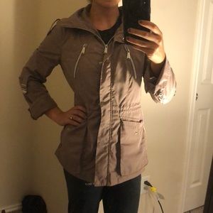 BCBG Tan Light Rain Jacket